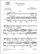 Sérénade. Voix Grave - SCHUBERT - Partition - Mélodies